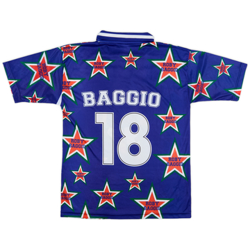 camiseta de fútbol MILAN (italia) home LOTTO OPEL #18 BAGGIO