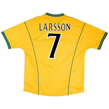 Celtic 1998/99 Away Jersey #7 Larsson Umbro Size 2XL | eBay
