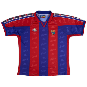 1995-97 Barcelona Home Shirt - 8/10 - (L)