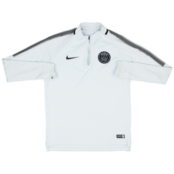 2017-18 Paris Saint-Germain Nike 1/4 Zip Training Top - 8/10