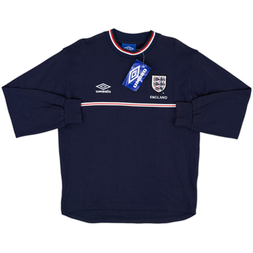 消費税無し 2002-04 England Umbro Sweat Top - 7/10 - (L) トップス