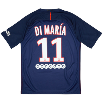 パリサンジェルマン_ディマリア#11_16/17HOME_サイズS 2016-17 Paris Saint-Germain Home Shirt Di Maria #11 - 9/10 - (S)