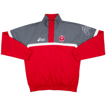 2005-06 Triestina Asics 1/4 Zip Drill Top - 9/10 - (L)