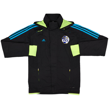 2011-12 Luzern adidas Chamarra de chándal con capucha - 8/10 - (S)