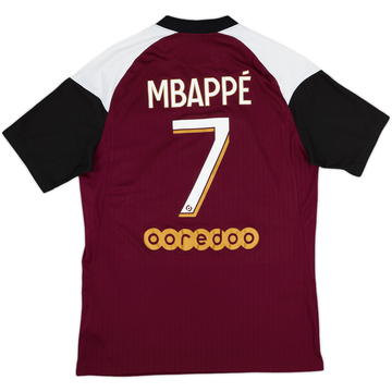 2020-21 Paris Saint-Germain Authentic Third Shirt Mbappe #7