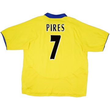 2004-05 Arsenal Home Shirt Pires #7 - 6/10 - (L)