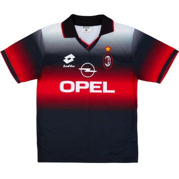 1996-97 AC Milan Lotto Polo Shirt - 6/10 - (L)