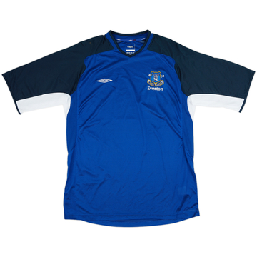 2004-05 Everton Umbro 1/4 Zip Training Shirt - 7/10 - (XL)