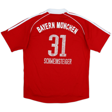 Camiseta de local del Bayern Munich 2006-07 Schweinsteiger #31 - 5/10 - (15-16 Años)