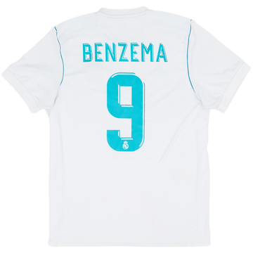 Camiseta de local del Real Madrid 2017-18 Benzema #9 - 4/10 - (M)