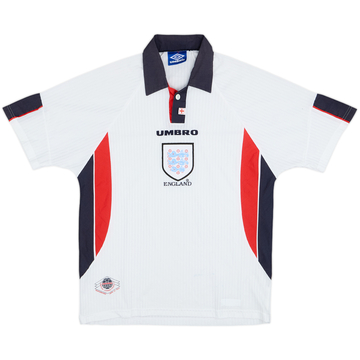 1997/98/99 England  L/S Mサイズ 1997-99 England Home Shirt - 6/10 - (Y)