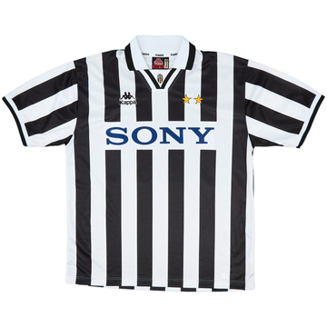 ウェア 1995-96 Juventus  L/S Shirt (L) JUVENTUS 1995 1996 HOME SHIRT JERSEY KAPPA LONG SLEEVE sz L