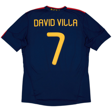 2010-11 Spain Away Shirt David Villa #7 - 7/10 - (XXL)
