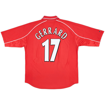 2000-02 Liverpool Home Shirt Gerrard #17