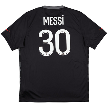 2021-22 Paris Saint-Germain Third Shirt Messi #30 - 10/10 - (L)
