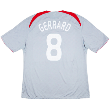 2008-09 Liverpool Away Shirt Gerrard #8