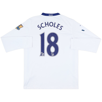 マンチェスター・ユナイテッド シャツ SCHOLES 18 2007-08 Manchester United Final Moscow 2008 Shirt #18