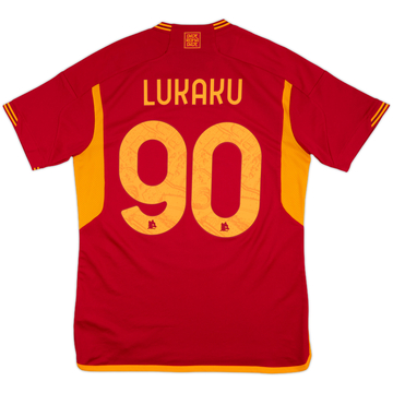 2023-24 Roma Home Shirt Lukaku #90