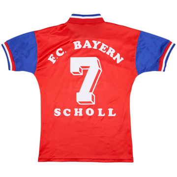 バイエルンミュンヘン #7 Scholl 1997 1999 ゲームシャツ XL バイエルンミュンヘン #7 Scholl 1997 1999 ゲームシャツ XL