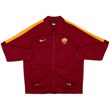 14-15 NIKE ASローマ サッカー ナイロンジャケット ジップアップ L 2014-15 Roma Nike Track Jacket - 7/10 - (L)