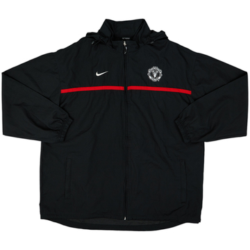 2003-04 Manchester United Nike Hooded Rain Jacket - 8/10 - (XXL)