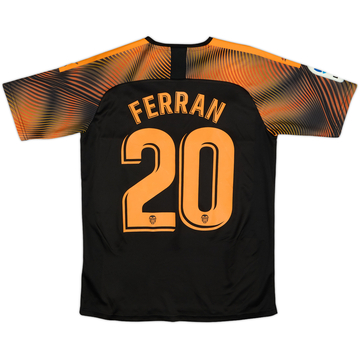 2019-20 Valencia Away Shirt Ferran #20 - 8/10 - (S)