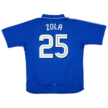 1995-97 Chelsea Home Shirt Zola #25 - 8/10 - (L)