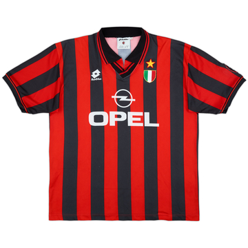 1996-97 AC Milan Home Shirt - 8/10 - (XL)