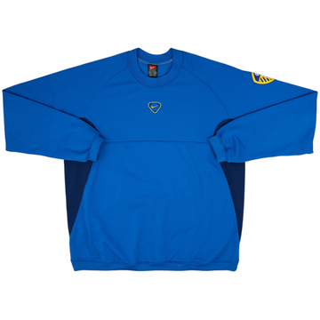 2000-01 Leeds United Player Issue Nike Training L/S Shirt - 8/10 - (L)