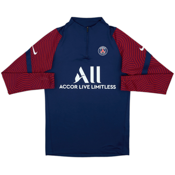 2020-21 Paris Saint-Germain Nike 1/4 Zip Training Top - 8/10 - (S)