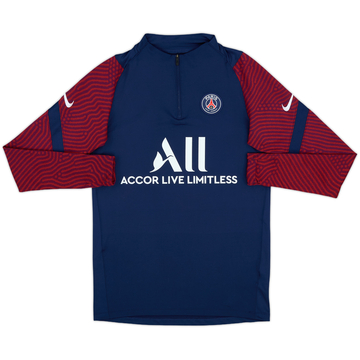 ウェア Paris Saint-Germain 2020-21 Nike  2020-21 Paris Saint-Germain Nike 1/4 Zip Drill Top - 8/10 - (XL)