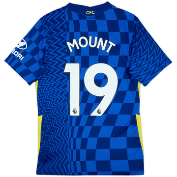 2021-22 Chelsea Home Shirt Mount #19 - 7/10 - (S)