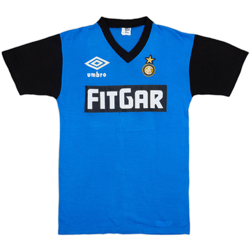 1991-92 Inter Milan Umbro Training Shirt - 9/10 - (XS)