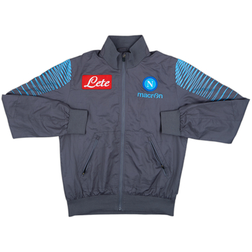 2013-14 Napoli Macron Track Jacket - 8/10 - (XL)