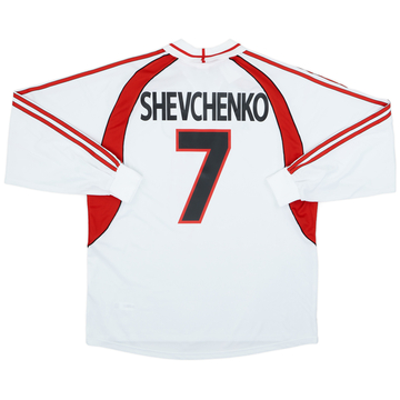 2000-02 AC Milan Away L/S Shirt Shevchenko #7 (XL)