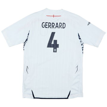 2007-09 England Home Shirt - 4/10 - (XL.Boys)