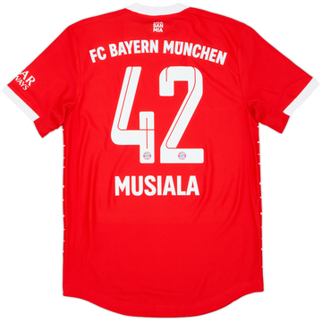2022-23 Bayern Munich Authentic Home Shirt Musiala #42 (M)