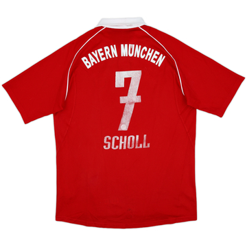 1997-99 Bayern Munich Home Shirt Scholl #7 - 8/10 - (M)