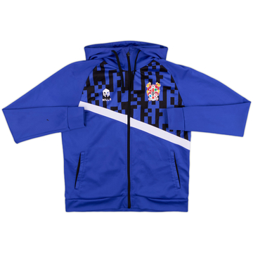 2023-24 Tranmere Rovers Mills Hooded Track Jacket - 9/10 - (M)