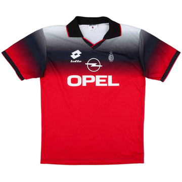 1995-96 AC Milan Lotto 1/4 Zip Training Top - 5/10 - (L)