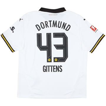 2024-25 Borussia Dortmund Away Shirt Gittens #43 - 8/10 - (XL)