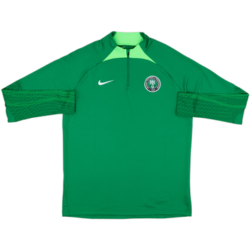 2022-23 Nigeria Nike 1/4 Zip Drill Top - 10/10 - (L)