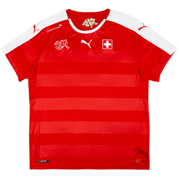2016-17 Switzerland Home Shirt - 9/10 - (XL)