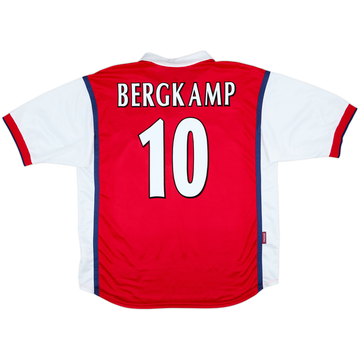 1997-99 Arsenal Away Shirt Bergkamp #10 (XS)