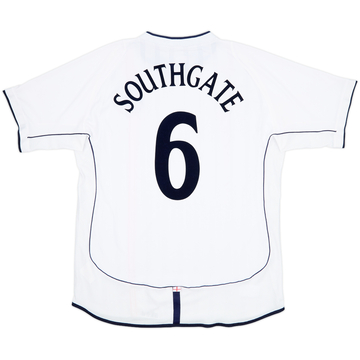 2001-03 England Home Shirt Southgate #6 - 9/10 - (XL)
