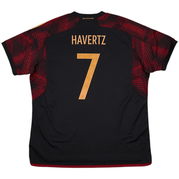 2022-23 Germany Away Shirt Havertz #7 - 10/10 - (XXL)