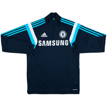 2015-16 Chelsea adidas Top de entrenamiento con media cremallera - 8/10 - (S)