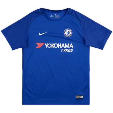 2018-19 Chelsea Authentic Home Shirt - 9/10 - (L.Boys)