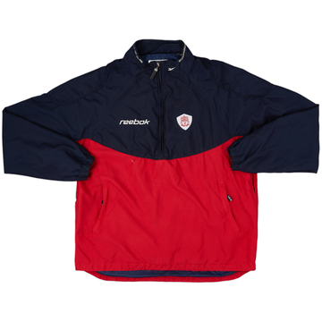 2001-02 Liverpool Reebok 1/4 Zip Training Top - 8/10 - (M)