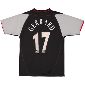 ウェア Steven Gerrard 2002-04 England Away 2002-04 Liverpool Away Shirt Gerrard #17